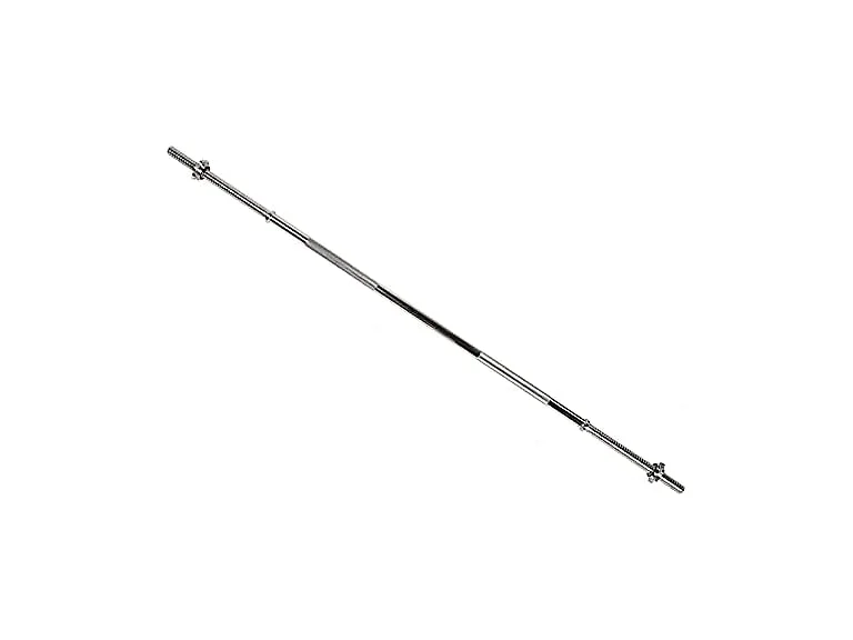 Fitvids 5 FT Standard Barbell, Star Locks, Chrome