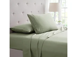 Bamboo 4 Piece 1800 Count Luxury 3-Line Embroidered Sheet Sets