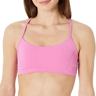Amazon Essentials Women's Women's FormFlex Light Support Strappy Bra, Flamingo Pink, X-Small