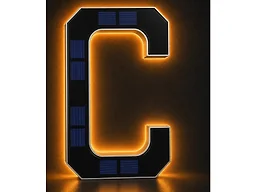 Infinite Basics Solar LED House Number Sign – 6.7" - C