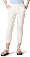 Amazon Essentials Women's Mid-Rise Slim-Fit Stretch Cropped Capri Pants (Available in Plus Size), Bright White, 16 Plus