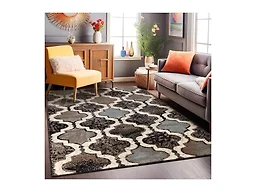 Superior 7X9RUG-VIKING-CH 7'x9' Contemporary Trellis Geo