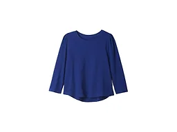 GAP Baby Girls Long Sleeve Swing Tee Bellwether Blue 193943 6-12M