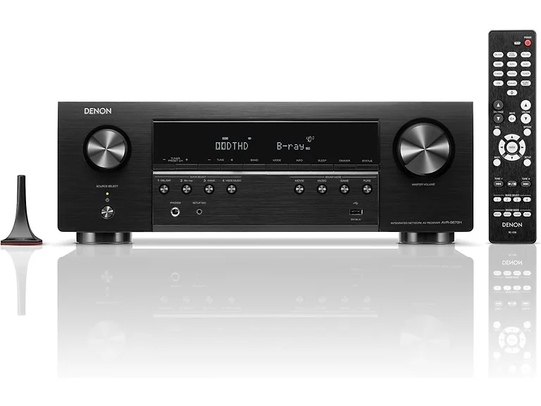 (NEW) Denon AVR-S670H 5.2 Ch Home Theater Receiver
