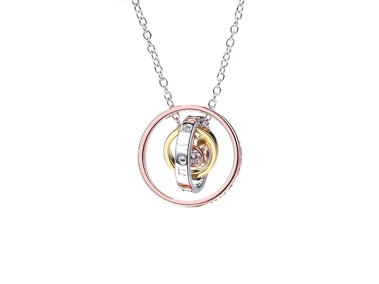 Tri Color I Love You Pendant