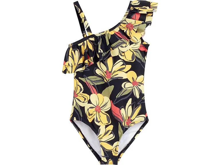 Kanu Surf Girls (14) Morgan Floral Ruffle Swimsuit