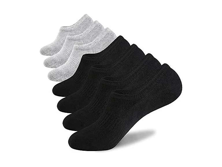 Men's No Show Cotton Socks 7 Pairs