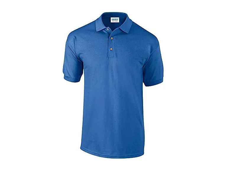 Gildan Men (S) Ultra Cotton Pique Polo Shirt Royal