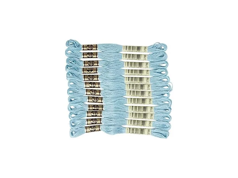 DMC 6-Strand Embroidery Cotton Floss, Light Peacock Blue