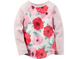 Carter's Girls Knit Fashion Top, Print,