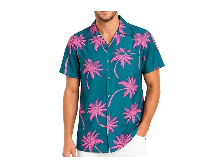 King Kameha Women (L) Hawaiian Shirt Beach Shirts