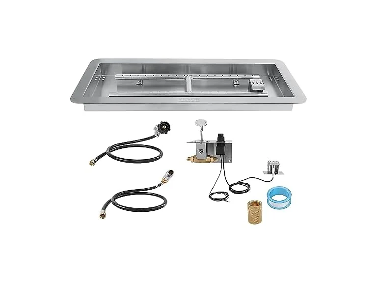 24 x 8 inch Drop-in Fire Pit Pan