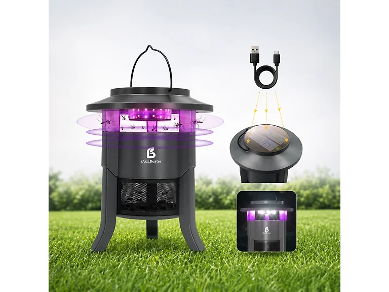 Solar Bug Zapper Indoor & Outdoor