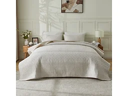 Vintage Floral Printed Quilt Set