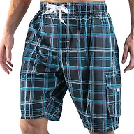 Kanu Surf Men's Infinite Swim Trunks (Regular & Extended Sizes), Miles Black, XX-Large