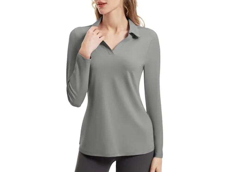 Fkeep Women Tennis Golf Shirt Long Sleeved Top