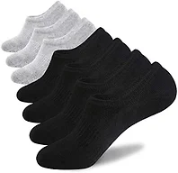 Men's No Show Cotton Socks 7 Pairs