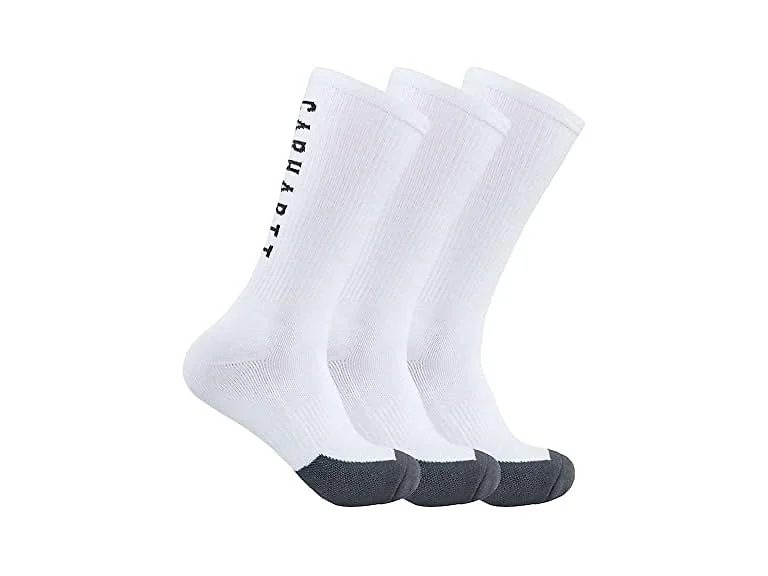 Carhartt Men Force Midweight Logo Crew Sock