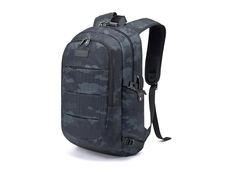 Tzowla Blue Camo 17.3" Laptop Backpack 