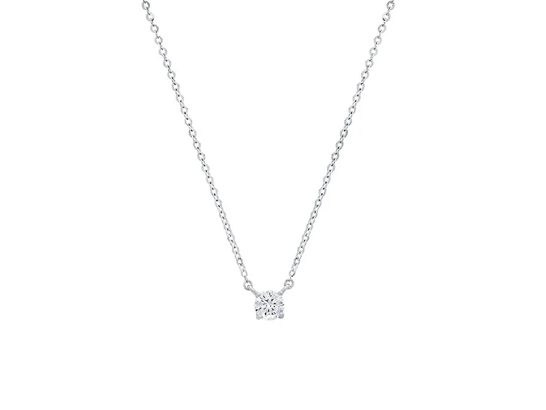 Moissanite Diamond Pendant Necklace