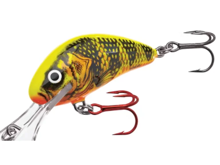 SALMO QRH144 Rattlin Hornet 045 Gold Fluo Perch