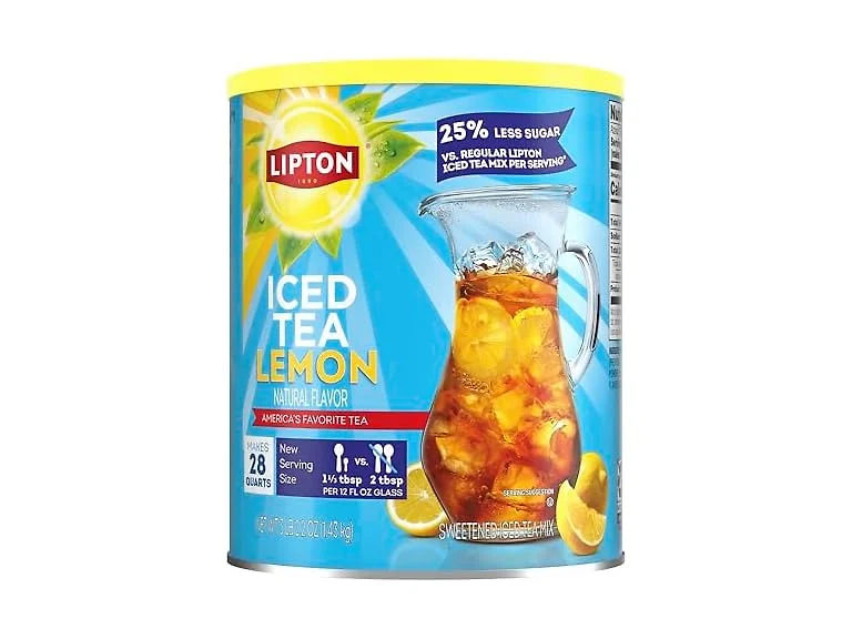 Lipton Lemon Iced Tea Mix Makes 28 Quarts