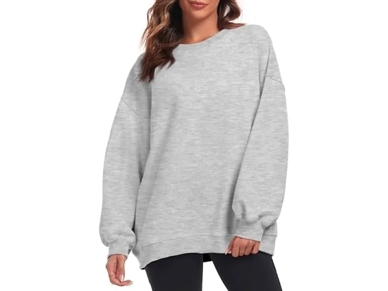 FKEEP Women (XXL) Tops Trendy Clothes Grey