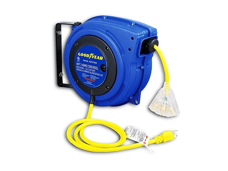 Goodyear Heavy Duty Cord Reel 14AWG 40' w/Trip Tap