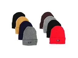 Nextex 4PKHAT-ASST {4-Pack} Unisex Fleece-Lined Winter Hat Assorted 