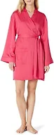 Amazon Essentials Women's Satin Sleep Robe, Hot Pink, X-Small