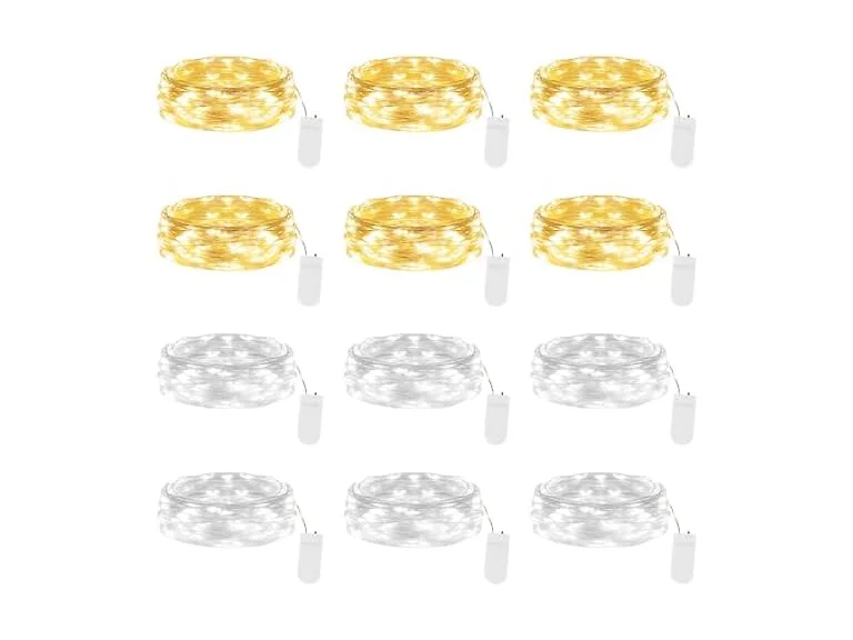 Brightever B0G3QKTZYW 12-Pack Led Fairy Lights