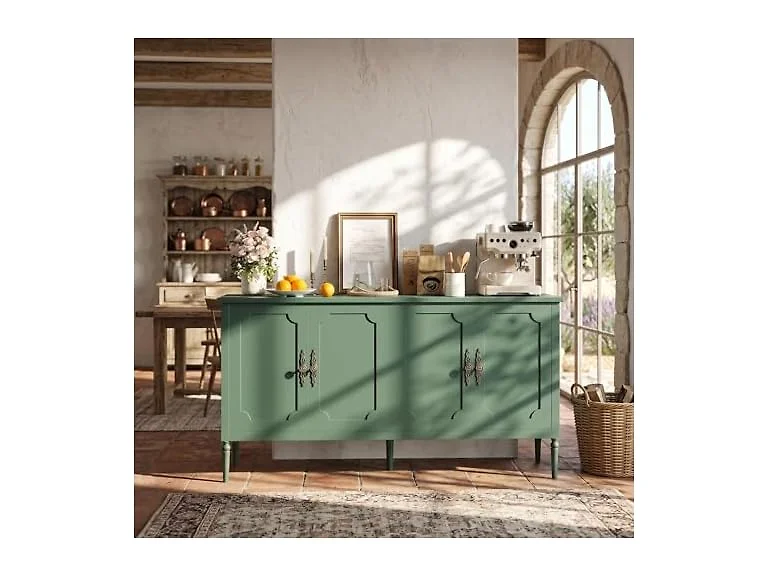 Garvee 59" Sideboard Cabinet, Green