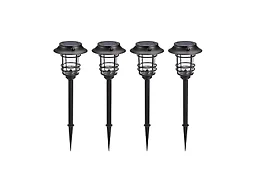 Home Zone Security ELI1621G 4-Pack Solar Path Light With L