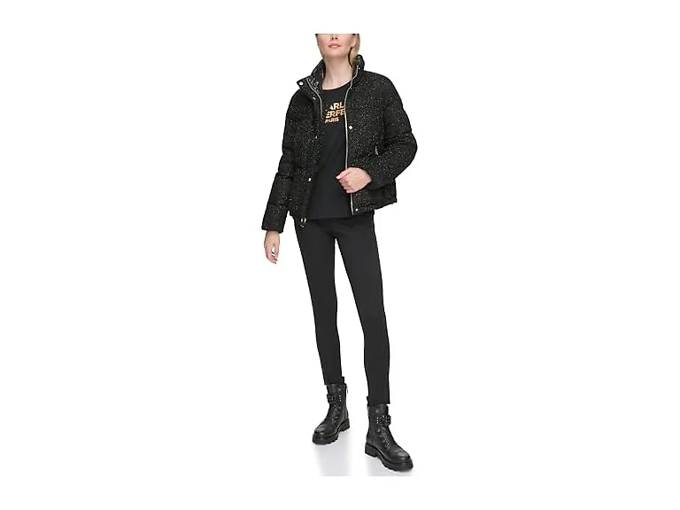 Karl Lagerfeld Women's Puffer - Large