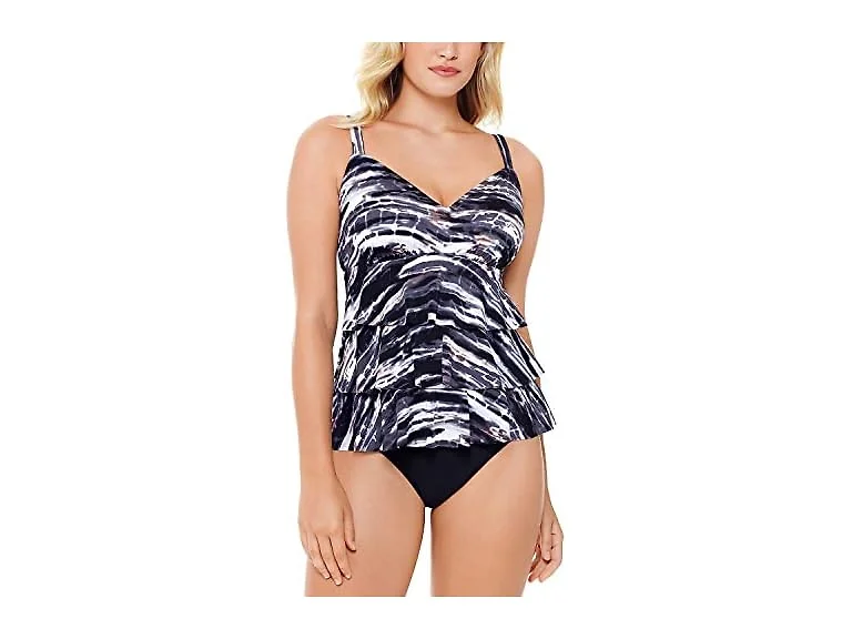 Swim Solutions Women (10) Coastal Plates Swimsuit