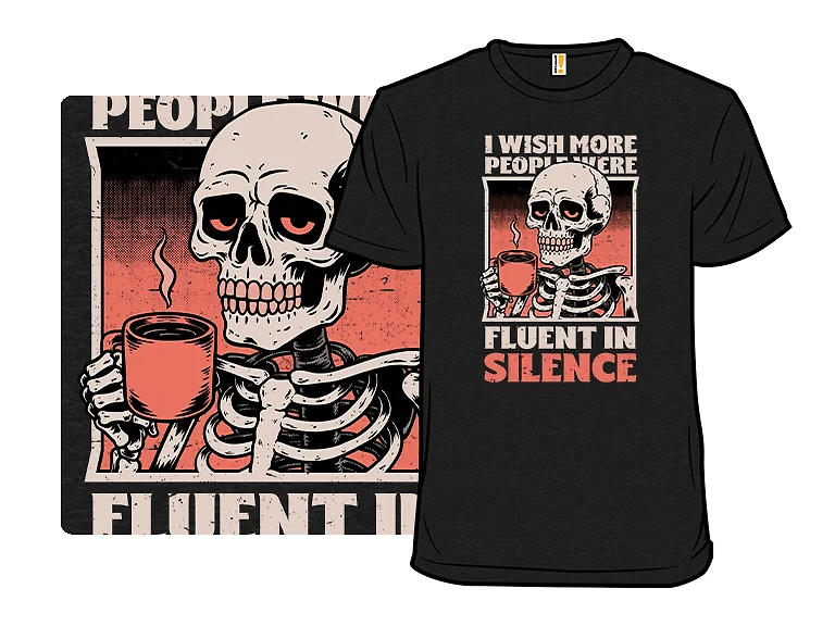 Skull Coffee Silence