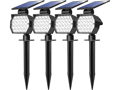 (4 Pack) NIORSUN Solar Spot Lights