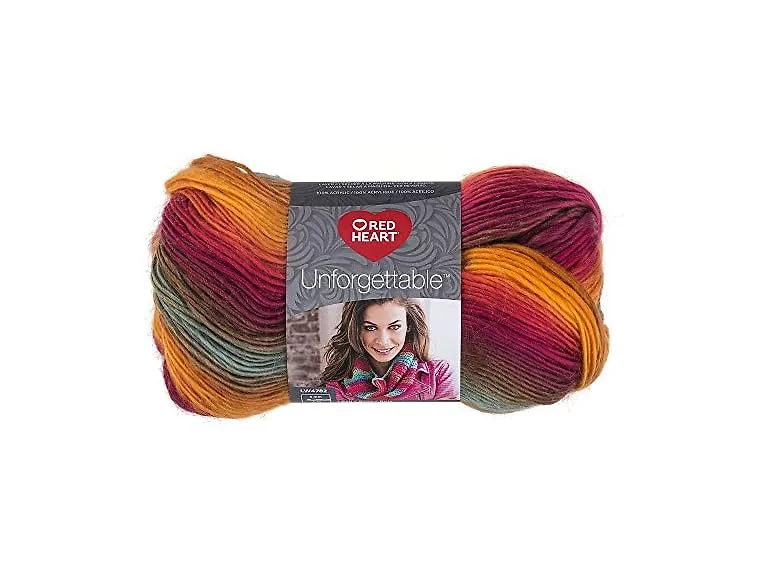 RED HEART Unforgettable Yarn, Sunrise