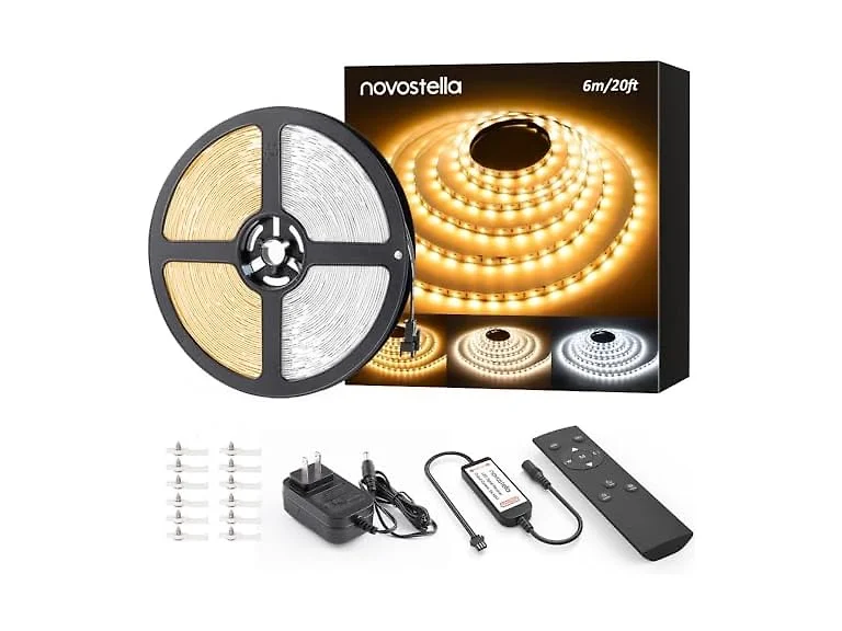 NOVOSTELLA 20ft Tunable LED Strip 24V
