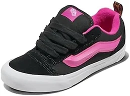 Vans Kids' Knu Skool Shoe, Leopard Pop Black/Multi, 7