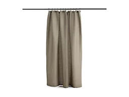 Preston Lane Stonebridge Linen Cotton Shower Curtain, 72" x 72" – 67% Linen 33% Cotton Blend, Fabric Bathroom Curtain with Reinforced Holes with Stitching, Made in Portugal, Eucalyptus