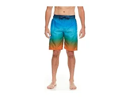Kanu Surf Men's Swim Trunks (Regular & Extended Sizes), Mirage Navy/Orange, Large