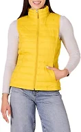 Amazon Essentials Women's Lightweight Water-Resistant Packable Puffer Vest, Yellow, X-Large