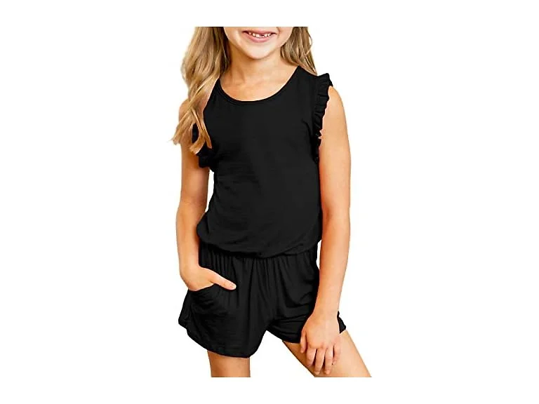 Dokotoo Girls (4-5T) Summer Cute Romper Jumpsuit