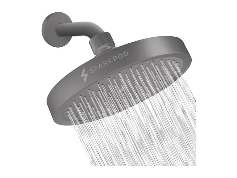 6" Round High Pressure Rain Shower Head