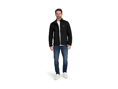 Reebok Men Mock Neck Zip-up Fleece Jacket