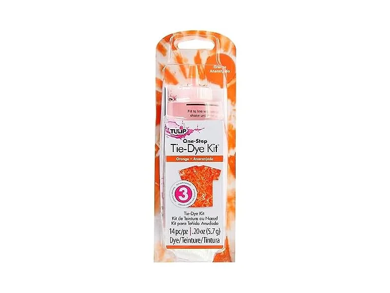 Tulip One-Step Tie-Dye Kit, Vibrant Colors for Fabric Orange