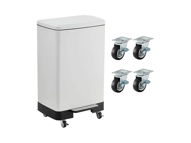 OUTLANE Large 60L Stainless Steel Kitchen Trash Can 