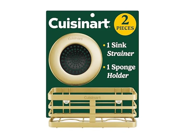 Cuisinart Sink Drain Strainer and Sponge Holder