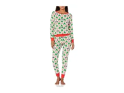 Amazon Essentials Disney | Marvel | Star Wars Women's Snug-Fit Cotton Pajama Sleepwear Sets, Mickey - Womens Snug-fit, Small